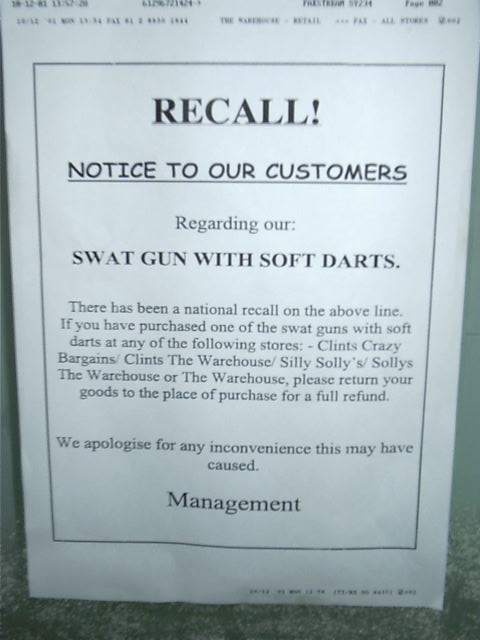 Attention all CT's.... Please give us back our guns.