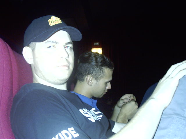 Draxy and Charles (his other bro) see 13 Ghosts. (kinda sucked)