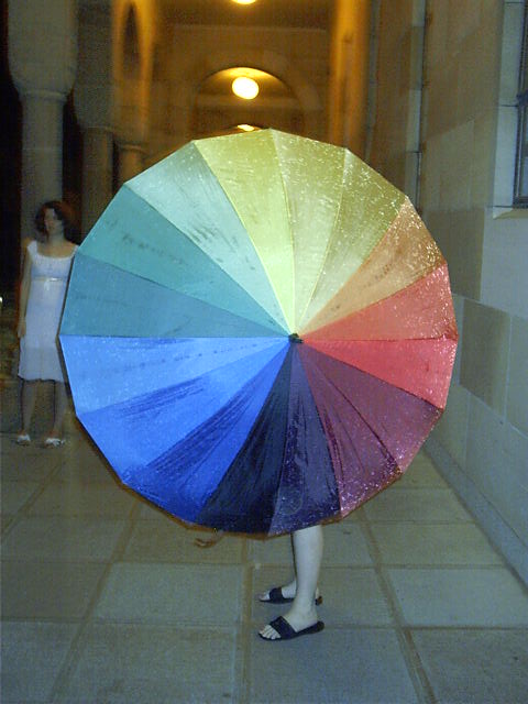 Poet's umbrella is purdy