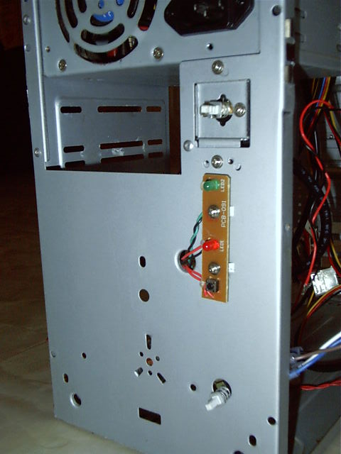 LEDs and buttons