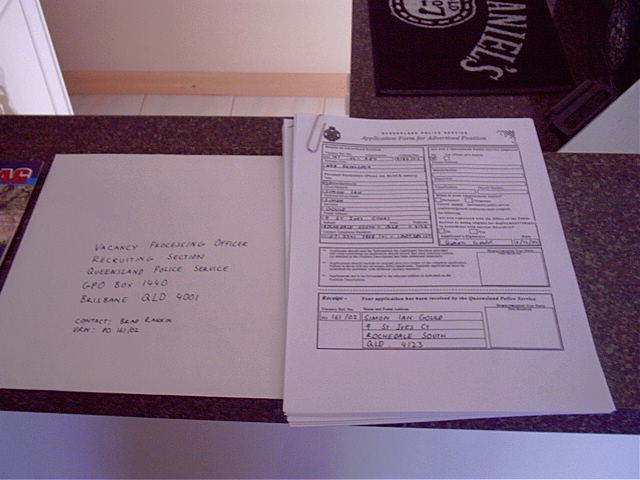 Application for Web Development job with police. *fingers crossed*