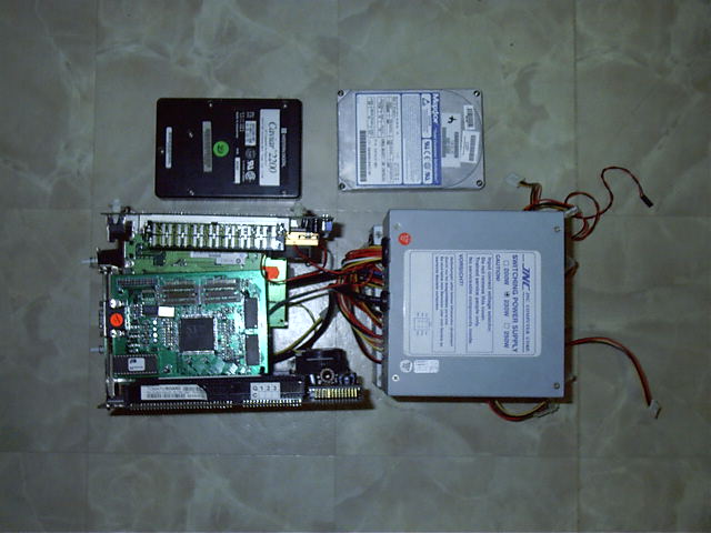 Idea for 2 computers in 1. Top view