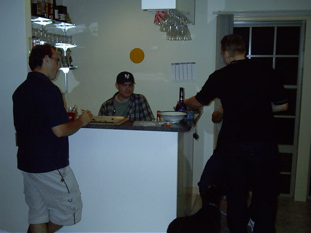 Lime and Xab grab a drink at the local bar
