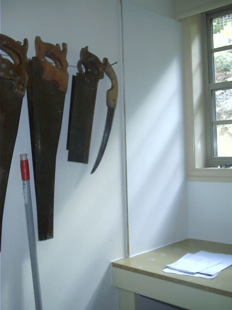 Saws and sideboard