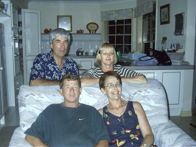 Mum and Dad with Chris and Karen
