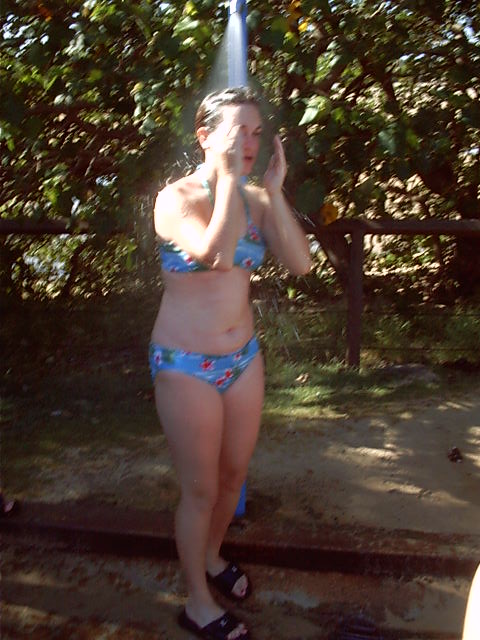 Trui gets dirty