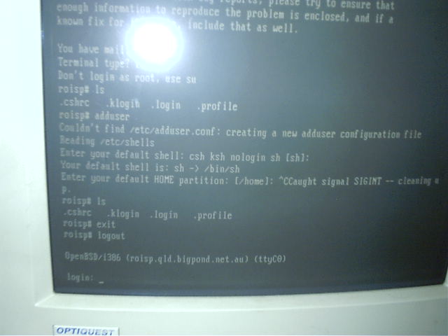 Yay first boot