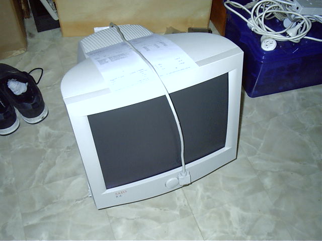 And as all things go my way, my monitor blows up