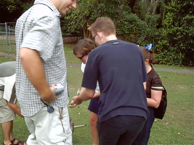 Feeding Lime's trouser-snake