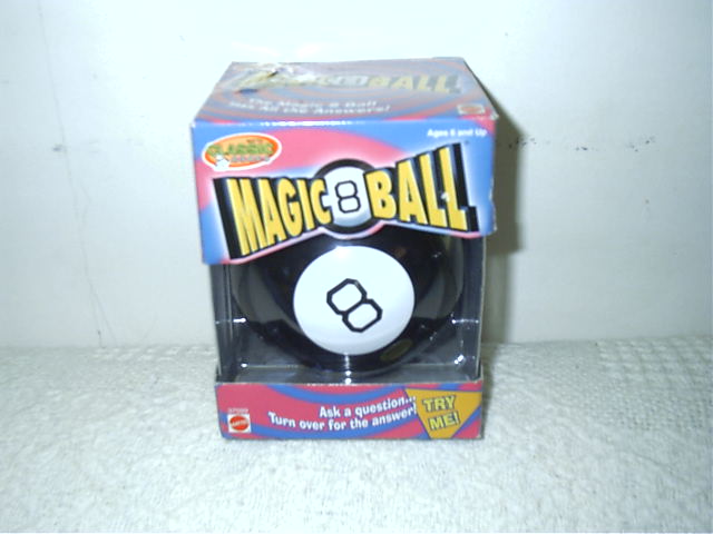 Only the Magic 8 Ball knows the outcome of this mighty battle.