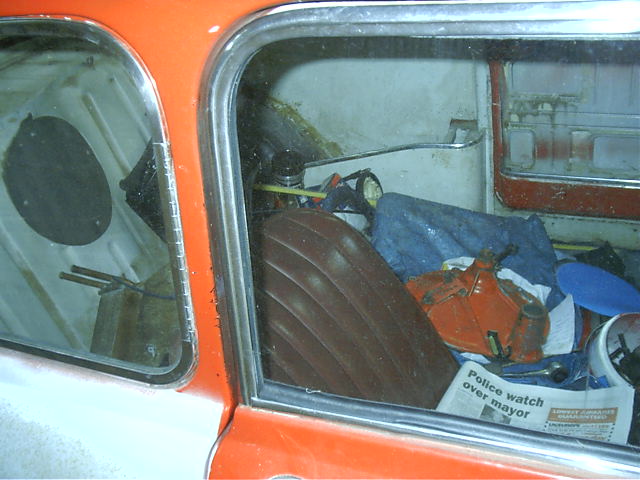 The inside needs some work.