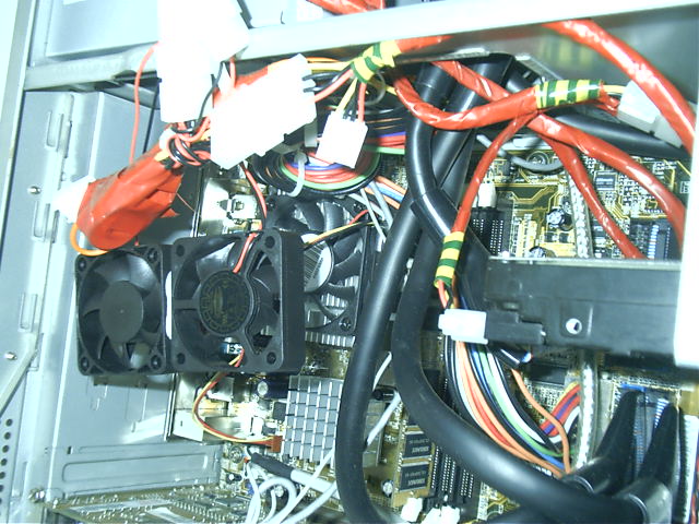 2 5cm Fans temporarly cooling CPU