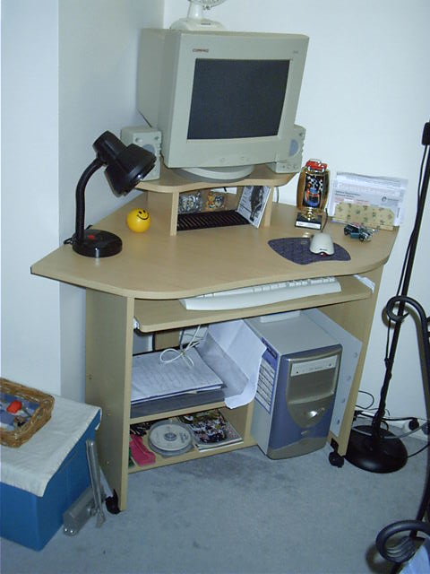 Megan's new computer desk