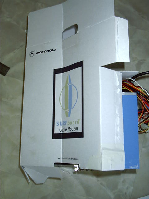 How ironic, an Optus Cable Modem box