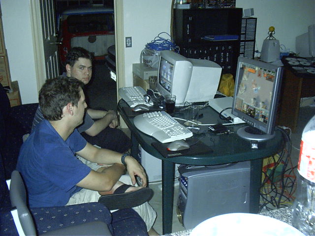 Shawn and Draxy play some pre-lan lan games
