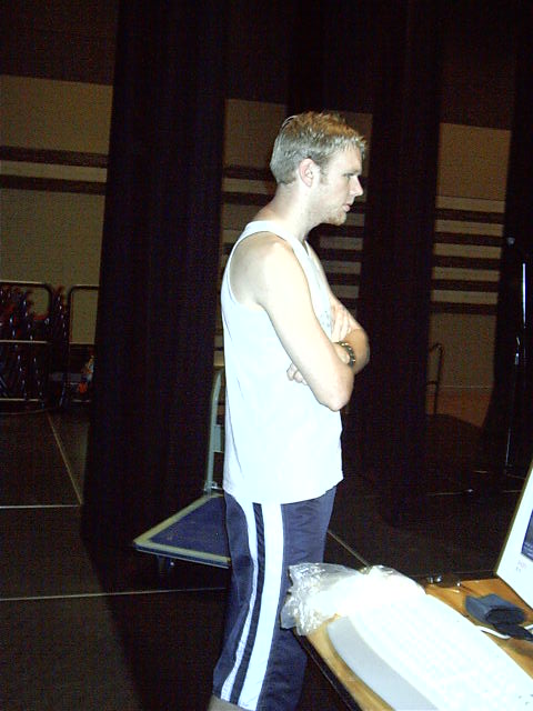 Martyn arrives