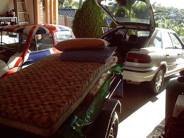 Car nearly packed