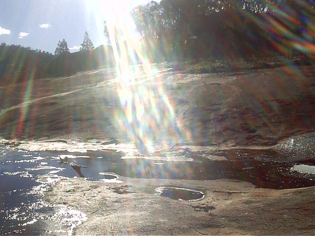 One of the small 'rivers'