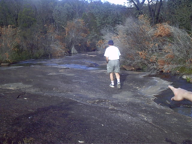 Dad spots something to crush