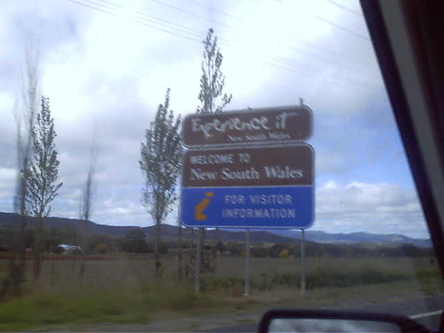Off to NSW for the day