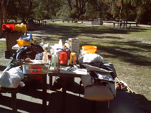 Filled table
