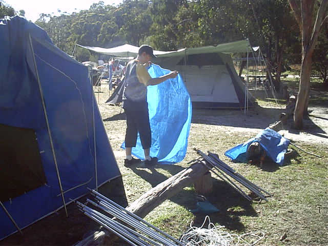 Tarps need folding