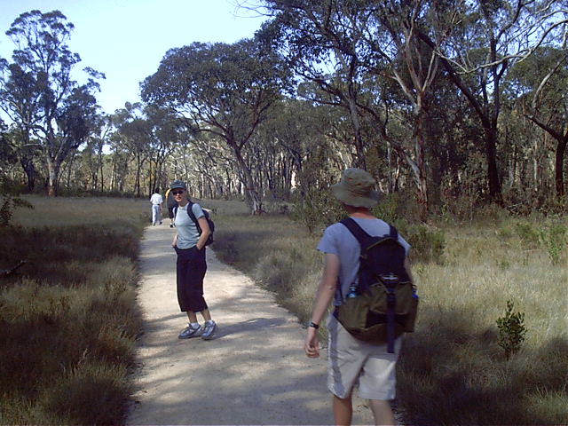 Small walk to a water hole