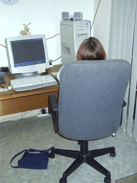 Tanya hides