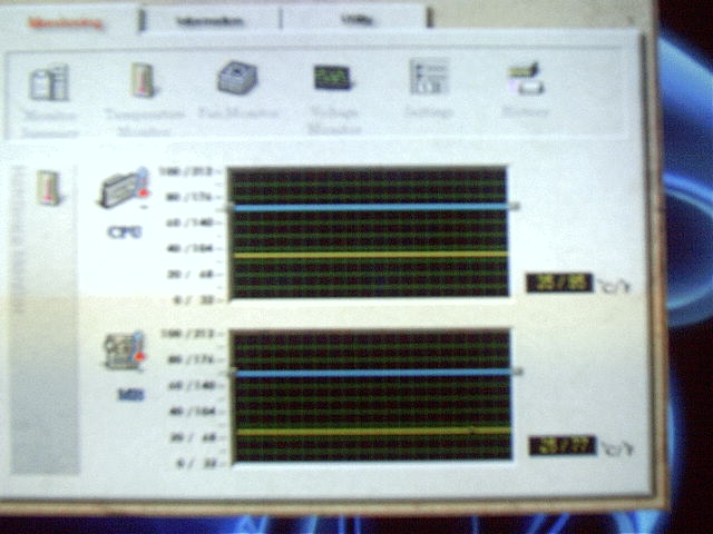 A nice cool 35 degree CPU and 25 degree system