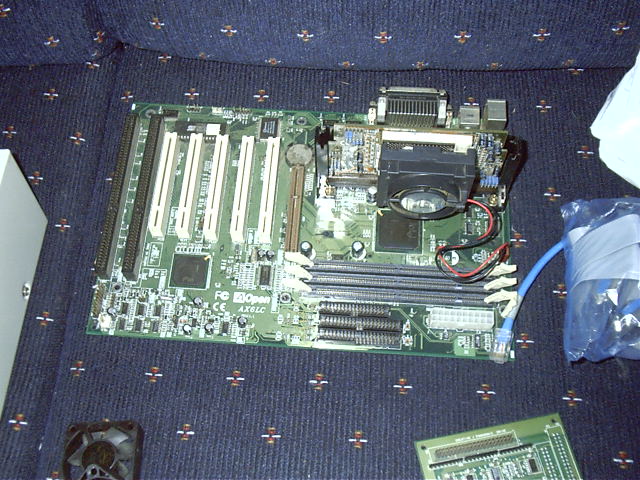 The motherboard and CPU (366)