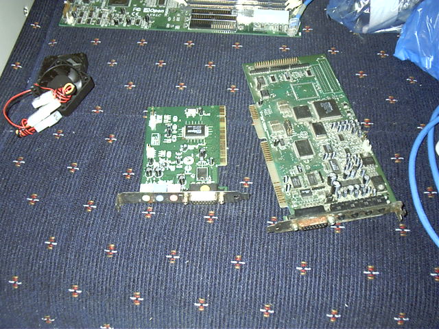 And some cards. Also the 2 old fans that stopped working