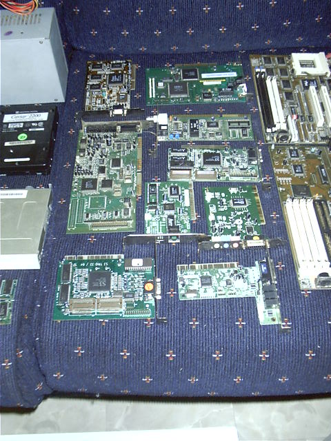 Video, Sound, Network cards