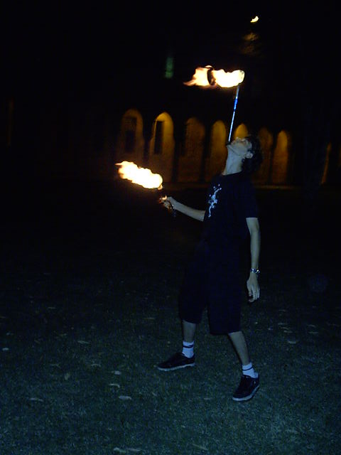 Things got off to a firey start.