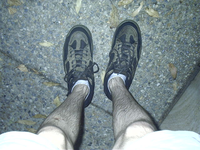 I went in too, unfortunately I was still wearing shoes.