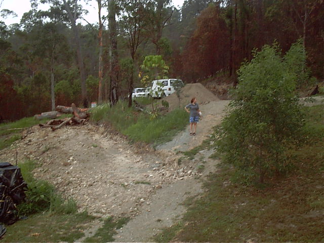 Katie hears the truck which arrived 20mins after us.