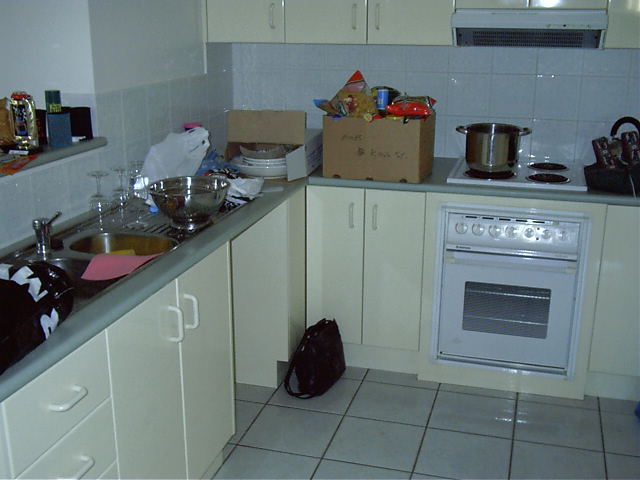 The kitchen.