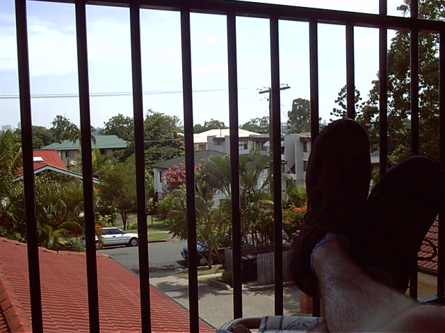 I also relax and put my feet up.