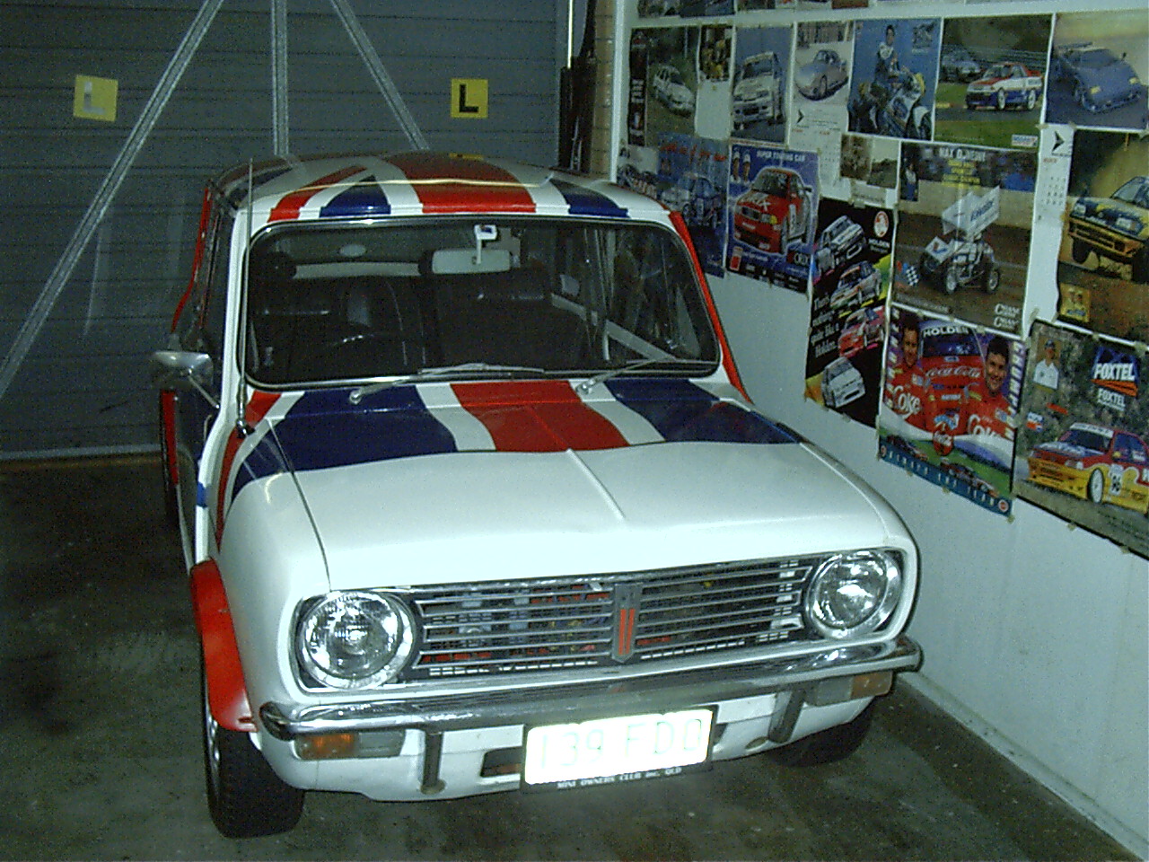 Our 'Flag' mini. Hard to miss on the streets.