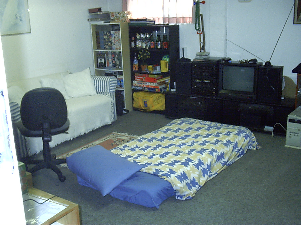 Where I live and sleep (when I do).