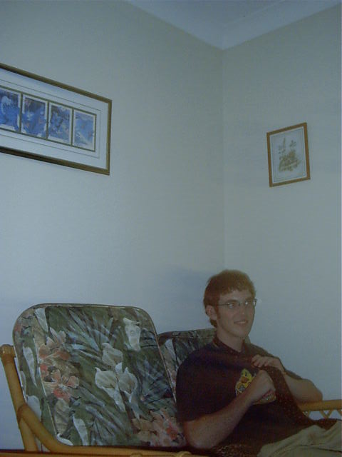 David watches with detached amusement.