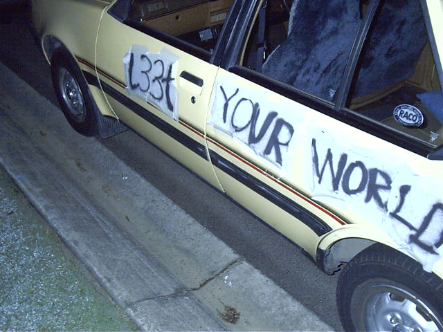 The other side of the Kewn Mobile. Also the only side that you can use to get into car to drive.