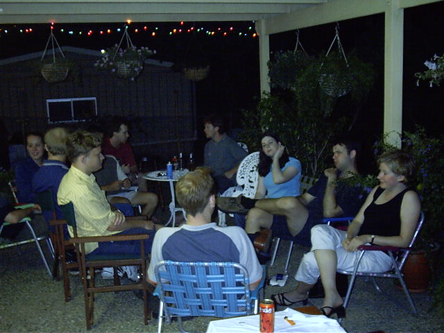 J12 winds up with the late-party-chatting.