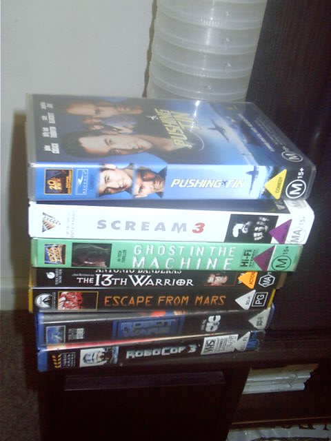 Some lame (but cheap) videos to fill my time.