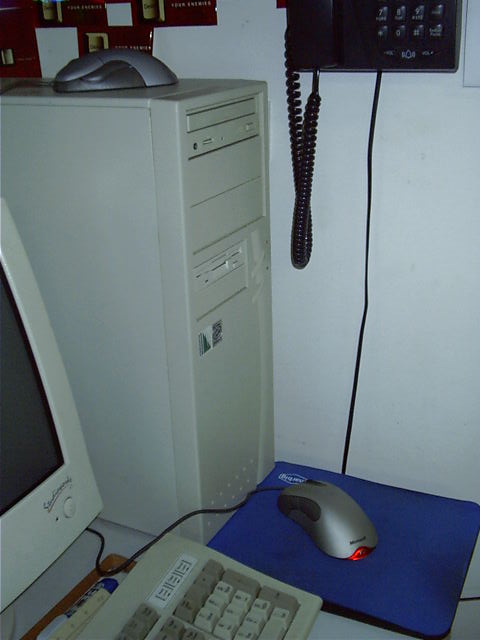 2 mice are better than 1. The top USB is used to reset PS2 mouse when it dies.
