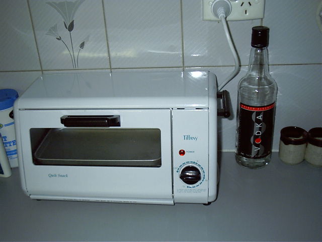 All you need. Griller and Vodka.