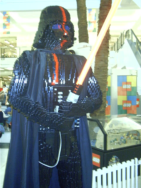 Darth Vader shows of his latest sex aid. So thats how Luke lost his hand.