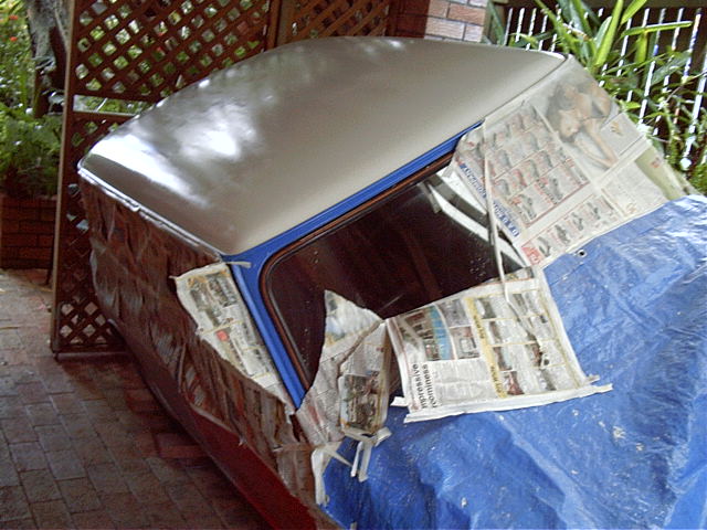 Mmmm, shiney new white roof.