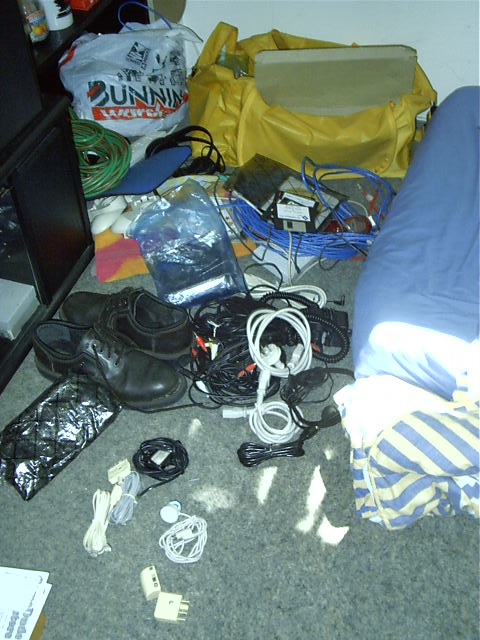 The aftermarth of looking for parts.