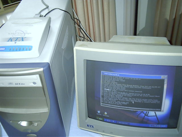 And of course, the ultimate test. IRC.