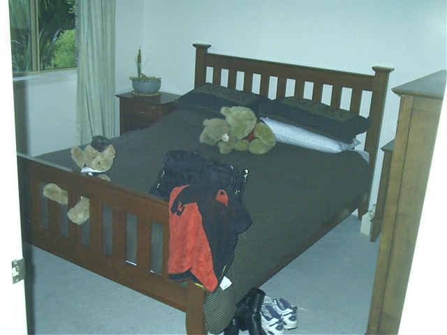 Sister's bed.